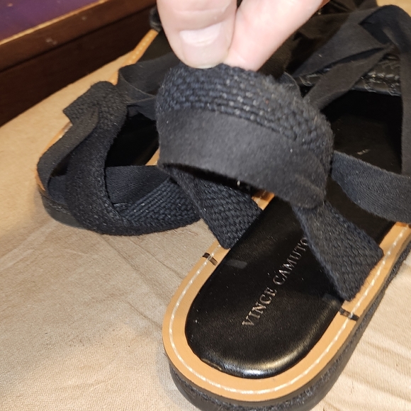 Vince Camuto Women's Chesellis Black, women's size 11, like new - Picture 6 of 9